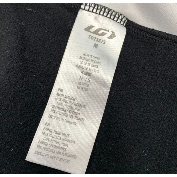Louis Garneau Cycling Jacket Mens M Fleece Lined Zip-Up Long Sleeve Rear Pockets - Picture 8 of 9